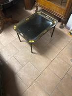 Vintage dienbladtafel, Minder dan 45 cm, Minder dan 55 cm, Gebruikt, Metaal of Aluminium