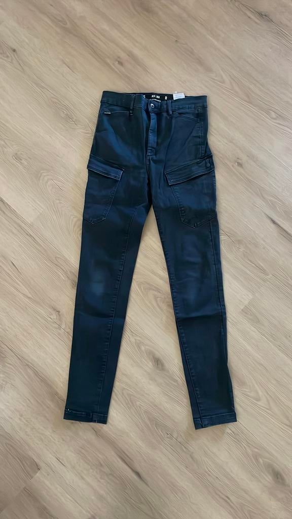 G-star raw cargo broek, Ophalen of Verzenden, Zo goed als nieuw, Blauw, W32 (confectie 46) of kleiner