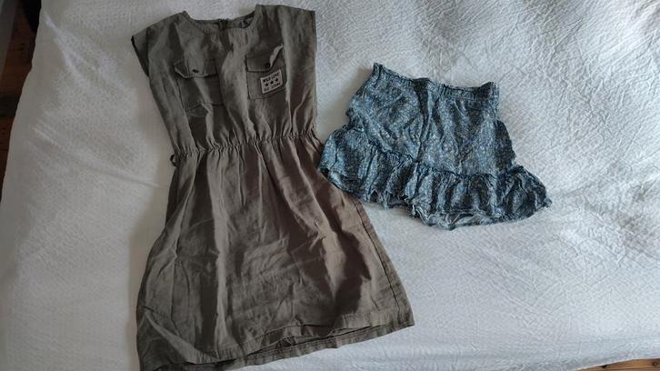 Kie Stone jurk & Geisha rokje maat 146/152, Kinderen en Baby's, Kinderkleding | Maat 152, Zo goed als nieuw, Meisje, Setje, Ophalen of Verzenden