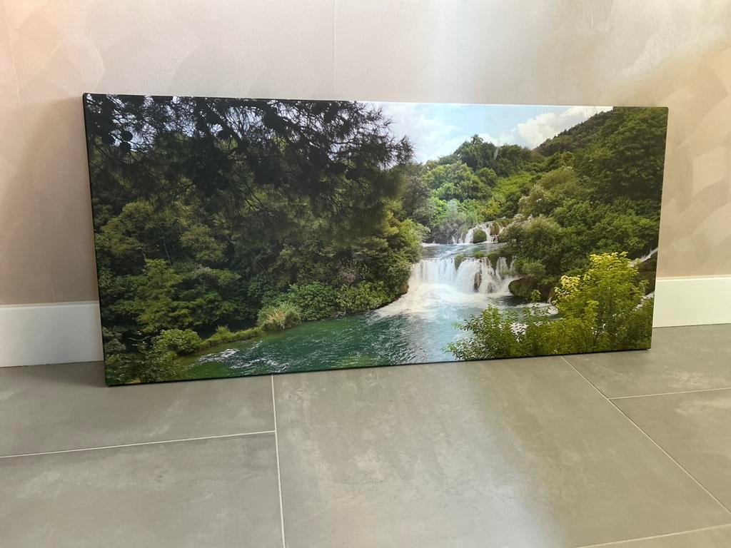 Kroatie canvas, Ophalen, Zo goed als nieuw, Hout, Minder dan 50 cm