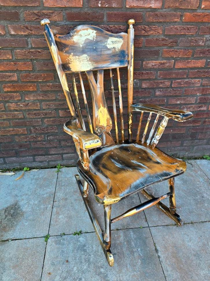 Stoeren schommelstoel, Antiek en Kunst, Antiek | Meubels | Stoelen en Banken, Ophalen