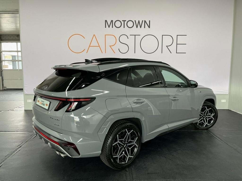 Hyundai Tucson 1.6 T-GDI N Line Pano 4WD 265Pk Plug-in, Auto's, Hyundai, Automaat, Gebruikt, Zwart, Vierwielaandrijving