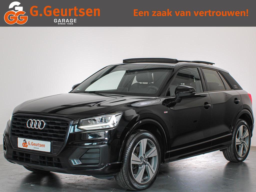 Audi Q2 1.4 TFSI CoD 2x S-line, Panoramadak, LED, Cruise Con, Gebruikt, 4 cilinders, 150 pk, Leder en Stof
