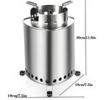 Woodgas Stove, Firepit, NIEUW /Bushcraft kooktoestel op hout, Ophalen of Verzenden, Nieuw