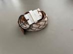 Witte gevlochten leren riem van Esprit, maat 85, 80 tot 90 cm, Verzenden, Wit, Tailleriem