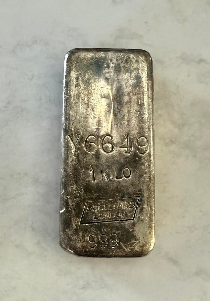 1 kilo zilver Engelhard London Y-Serie 999, Postzegels en Munten, Ophalen of Verzenden, Zilver