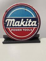 Makita Power Tools rond metalen reclamebord / wandbord, Www.pand50.nl, Reclamebord, Ophalen of Verzenden, Printer29BCoevorden