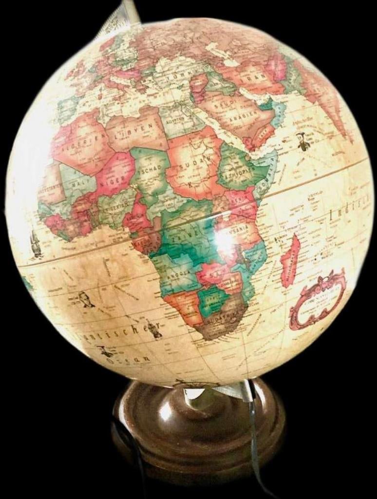 Vintage Terrestre Globe Wereldbol, Ophalen of Verzenden, Zo goed als nieuw