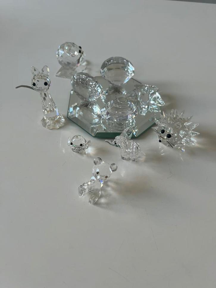 collectie van Swarovski kristallen dierenbeeldjes,, Verzamelen, Swarovski, Zo goed als nieuw, Figuurtje, Ophalen of Verzenden