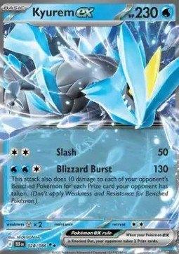 Kyurem ex #028 - BLK -Black Bolt, Hobby en Vrije tijd, Verzamelkaartspellen | Pokémon, Zo goed als nieuw, Verzenden