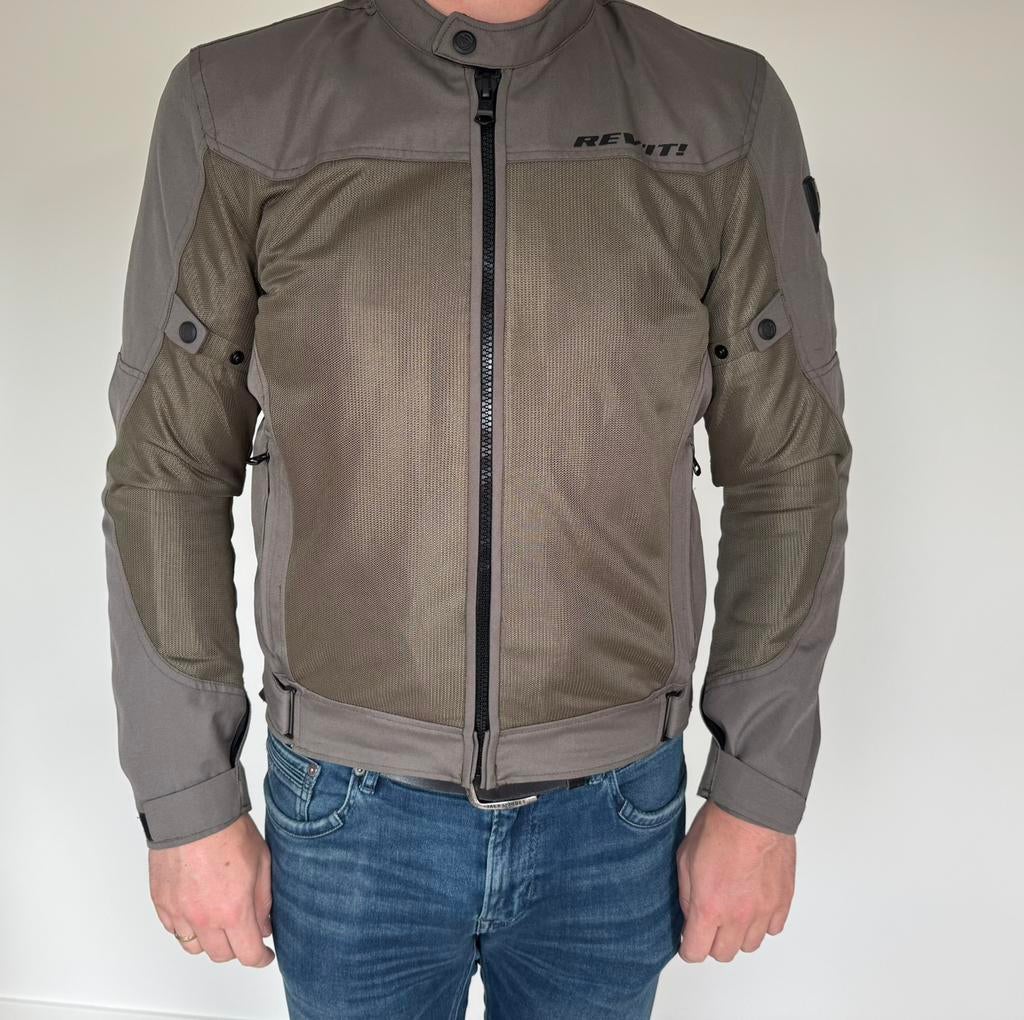 Rev’it! motorjack Eclipse (doorwaai jas), Motoren, Kleding | Motorkleding, Jas | textiel, Heren, Tweedehands, Ophalen