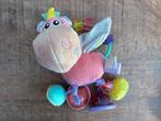 Playgro Clip Clop Toy Box rammelaar roze eenhoorn. ZGAN., Ophalen of Verzenden, Zo goed als nieuw, Rammelaar