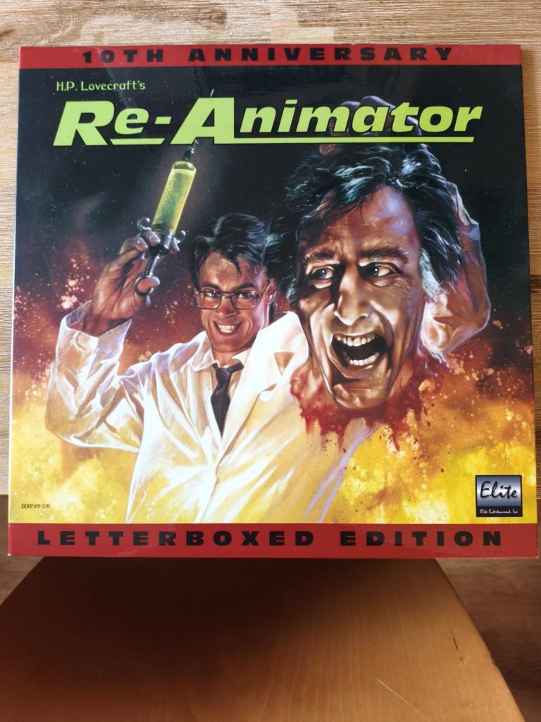 Re-animator - Laserdisc, Vanaf 16 jaar, Ophalen of Verzenden, Zo goed als nieuw, Horror