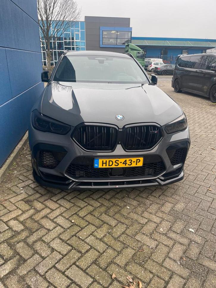 BMW X6 M 626pk Aut 2022 Grijs, Auto's, BMW, Bedrijf, X6, 360° camera, 4x4, Aangepast voor mindervaliden, ABS, Achteruitrijcamera