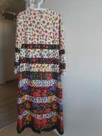 Retro polyester jurk maat 46, Kleding | Dames, Ophalen of Verzenden