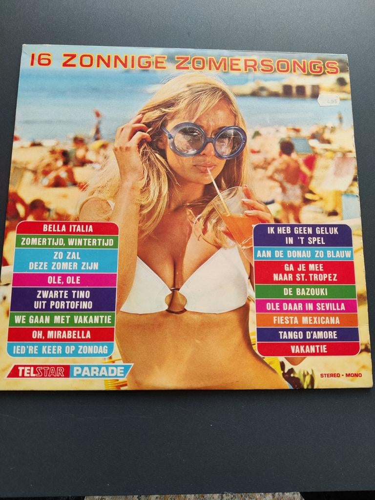 16 Zonnige Zomer songs ( Telstar 89.594 ), Ophalen of Verzenden, Zo goed als nieuw, Overige formaten, Levenslied of Smartlap
