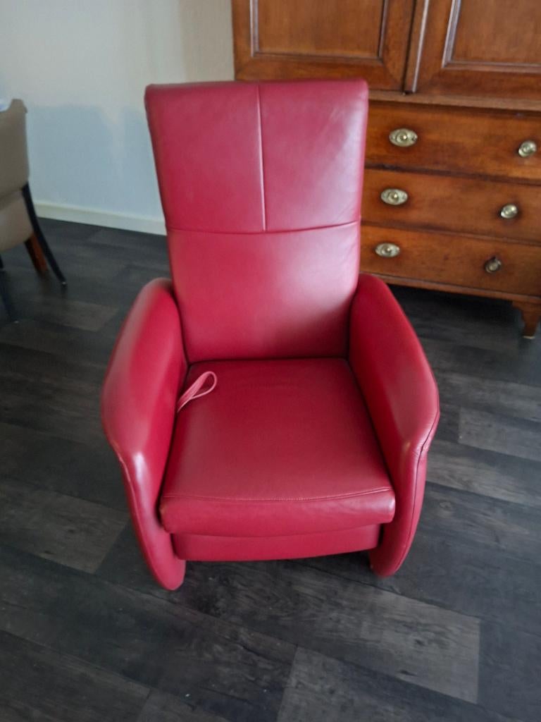 relaxstoel, Ophalen, Gebruikt, Minder dan 75 cm, Leer