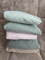 Hoeslakens katoen 160x200 zgan, Ophalen of Verzenden, Zo goed als nieuw, Tweepersoons, Hoeslaken of Sloop