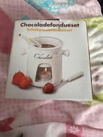 Chocoladefonueset, Ophalen of Verzenden, Zo goed als nieuw, Waxinelicht, Fondueset