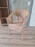 Rieten stoel, Huis en Inrichting, Stoelen, Ophalen, Gebruikt, Bruin, Eén