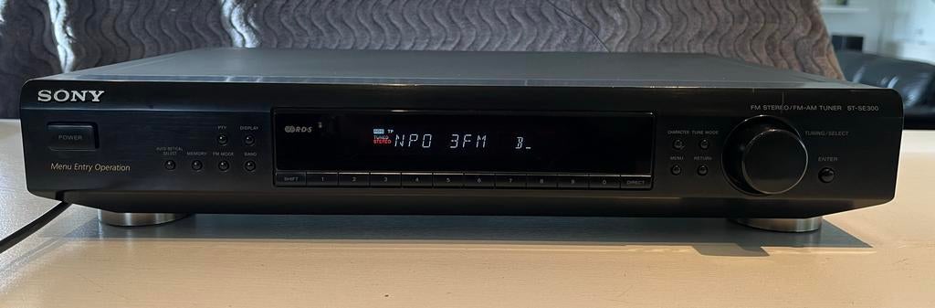 Sony Stereo/FM-AM Tuner ST-SE300 met db meter en RDS, Ophalen of Verzenden, Gebruikt, Analoog