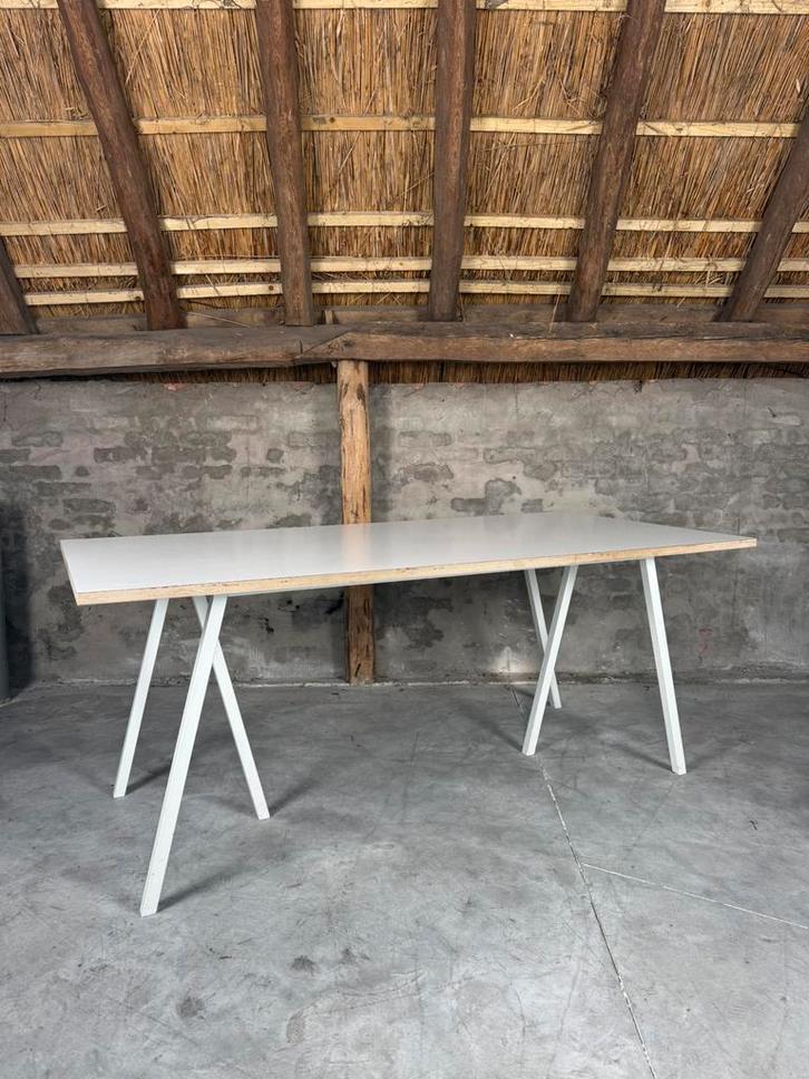 6 HAY Loop Stand design eettafels bureaus vergadertafels, Huis en Inrichting, Tafels | Eettafels, Zo goed als nieuw, 50 tot 100 cm