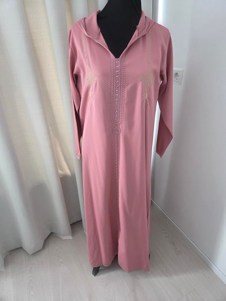 Roze Marokkaanse Jelaba Maat M - Slechts 1 keer gedragen, Maat 38/40 (M), Ophalen of Verzenden, Zo goed als nieuw, Roze