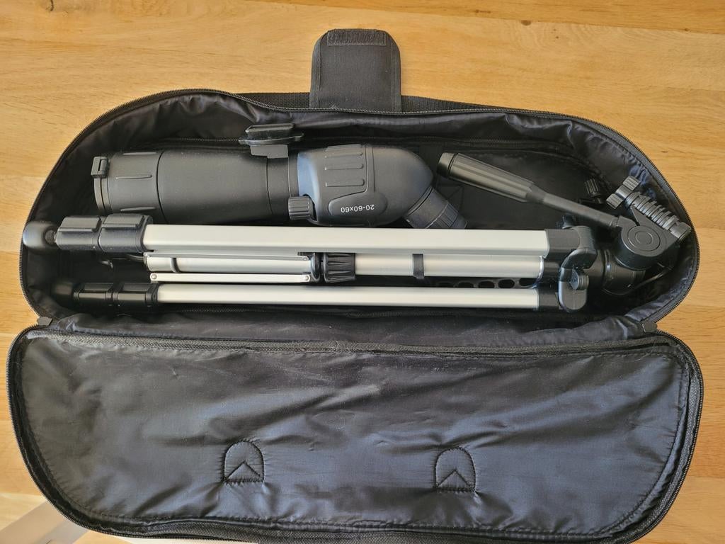 Telescoop - Verrekijker - Spotting scope, Audio, Tv en Foto, Optische apparatuur | Telescopen, Gebruikt, Lenzentelescoop (refractor)