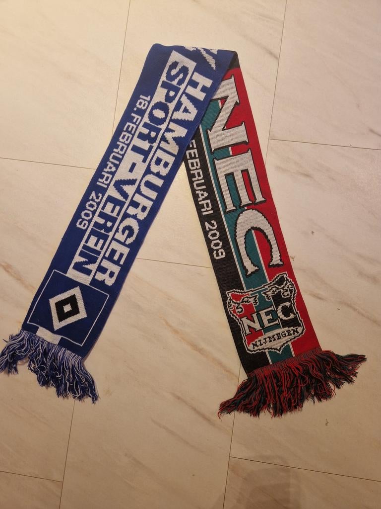 Wedstrijdsjaal HSV – NEC Nijmegen 2009 | Uniek item, Verzamelen, Sportartikelen en Voetbal, Ophalen of Verzenden