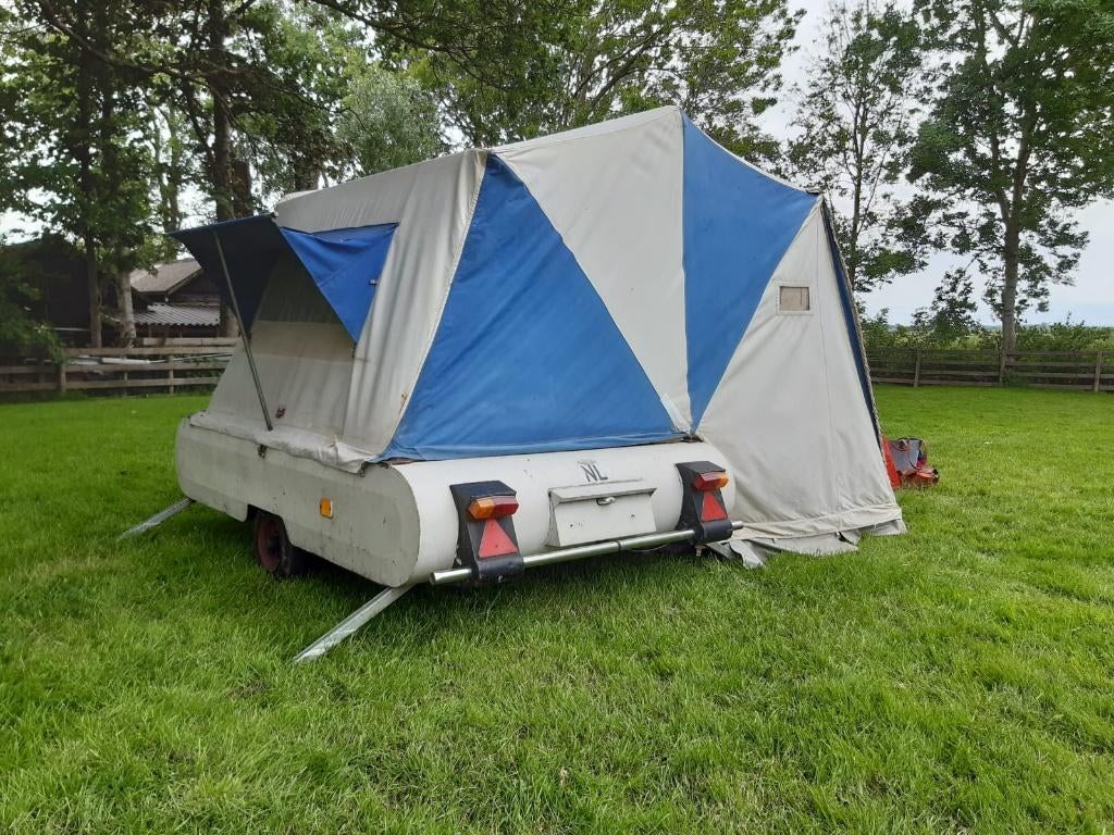 Travelsleeper Carstabo, Caravans en Kamperen, Vouwwagens, Ophalen, Overige kleuren, Tot en met 2