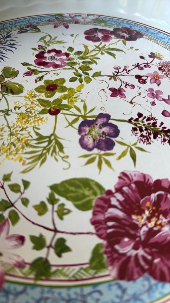 Gien MILLEFLEURS quiche, Huis en Inrichting, Keuken | Servies, Ophalen of Verzenden, Zo goed als nieuw, Overige stijlen, Schaal of Schalen