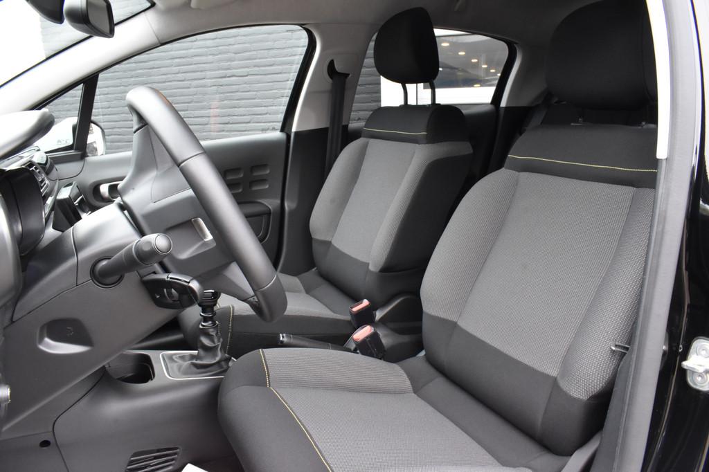 Citroën C3 PureTech 110 Shine | Navigatie | Keyless | Airco, Auto's, Citroën, 1199 cc, Zwart, Bedrijf, Handgeschakeld