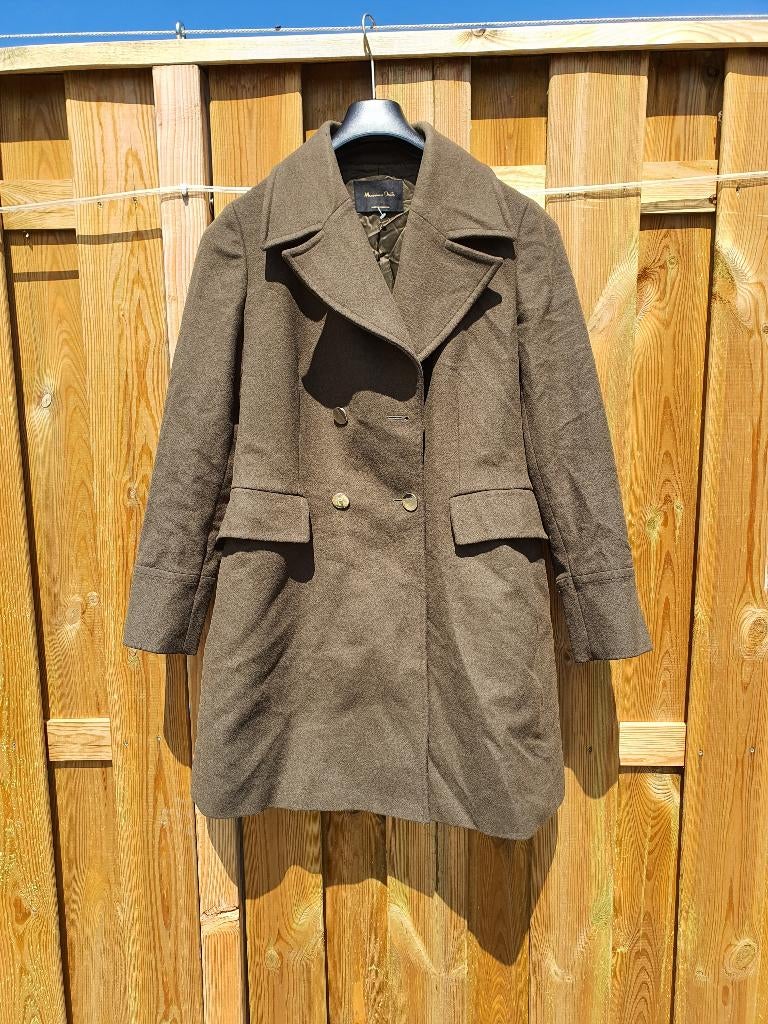 Massimo Dutti wollen jas – tijdloos, minimalistisch, Kleding | Dames, Jassen | Winter, Ophalen of Verzenden, Zo goed als nieuw