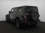 Jeep Wrangler Unlimited 4xe 380 Sahara | Cognac Lederen Stoe, Auto's, Jeep, Automaat, 12 maanden, Stof, Euro 6