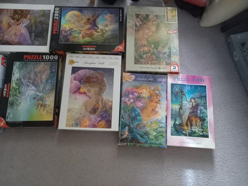 Josephine Wall legpuzzels verschillende maten, Ophalen of Verzenden, 500 t/m 1500 stukjes