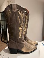 DWRS Regina leren suede cowboylaarzen maat 38 - nieuw, Hoge laarzen, Bruin, Nieuw, Ophalen of Verzenden