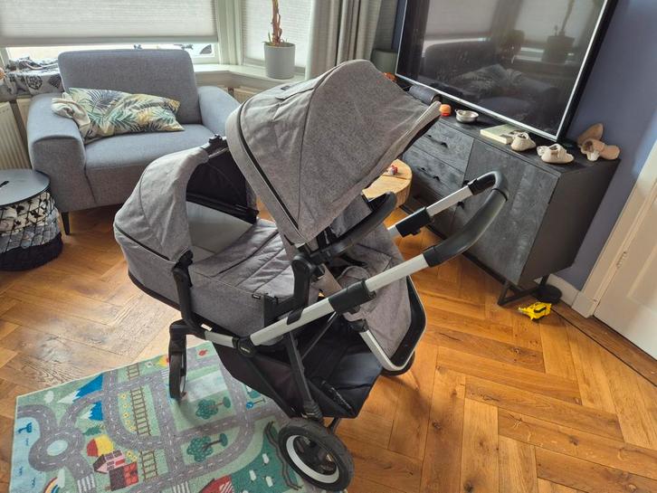Thule Sleek Duo Kinderwagen - Grijs, Kinderen en Baby's, Kinderwagens en Combinaties, Gebruikt, Combiwagen, Overige merken, Duowagen