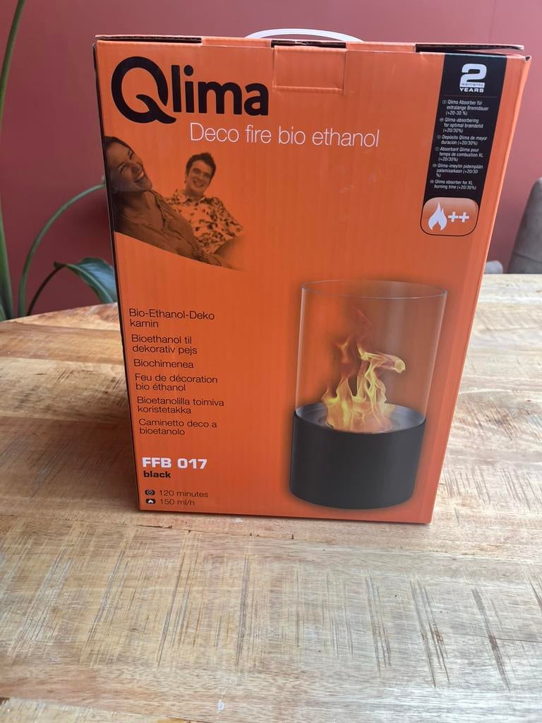 Qlima Bio ethanol fire, Ophalen, Zo goed als nieuw