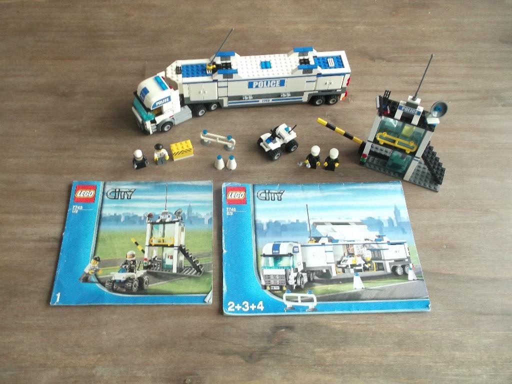 lego police 7743 police command center (2008), Ophalen of Verzenden, Gebruikt, Complete set, Lego