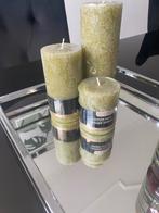 Erick Kuster Decors Dienblad met Kaarsen, Ophalen, Zo goed als nieuw, Metaal, Grijs