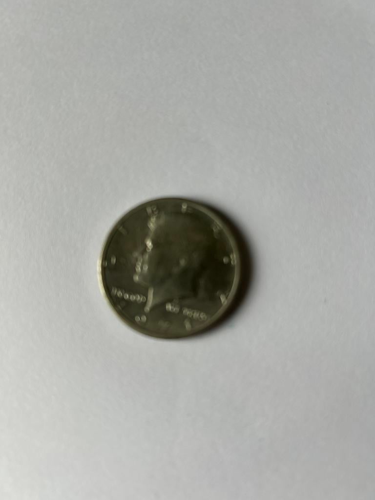 Amerikaanse halve dollar munt, Postzegels en Munten, Munten | Amerika, Ophalen of Verzenden, Noord-Amerika, Losse munt, Zilver