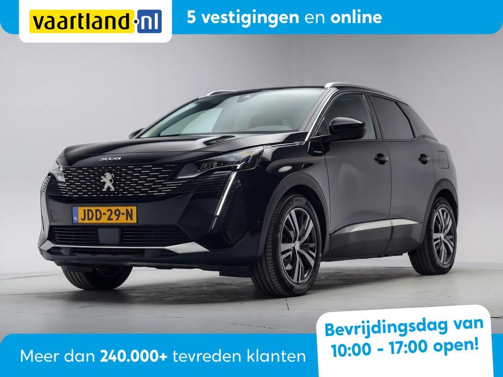 Peugeot 3008 1.6 Plug-in Hybrid 225 Allure [ Navi Camera Car, Automaat, 4 cilinders, Zwart, Leder