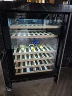 Wijnkoelkast met 2 klimaten van Hananto HOWKZ8271, Ophalen, Gebruikt, Zwart, 50 tot 100 cm