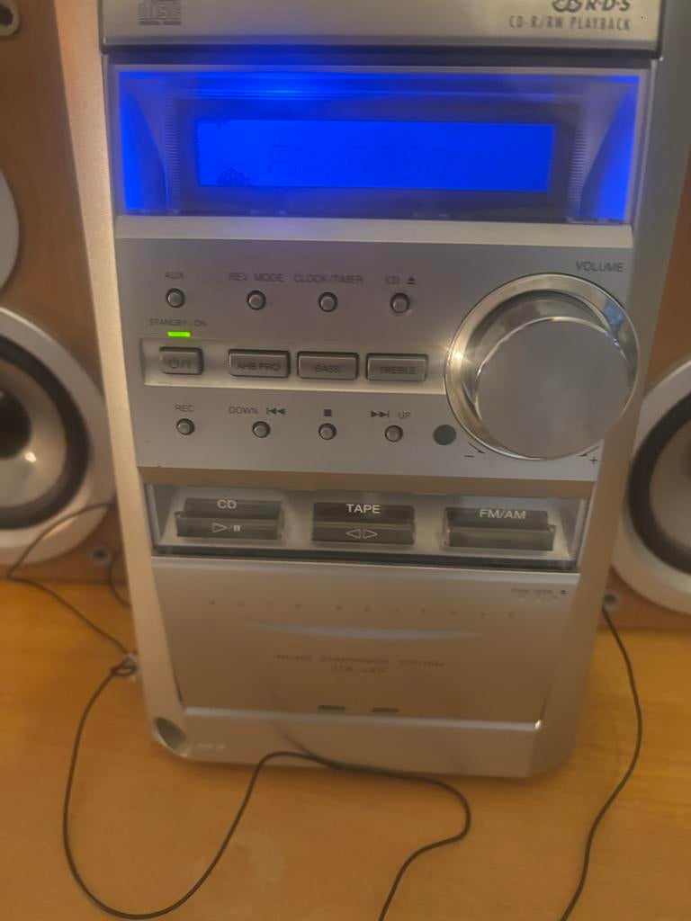 JVC stereo set met speakers, Audio, Tv en Foto, Stereo-sets, Ophalen, Gebruikt, Microset, Cassettedeck