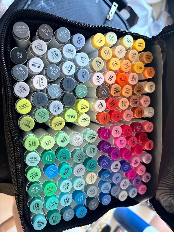 Amper gebruikt! Complete tekenset Faber Castell, Ohulu enz, Hobby en Vrije tijd, Tekenen, Zo goed als nieuw, Potlood of Stift