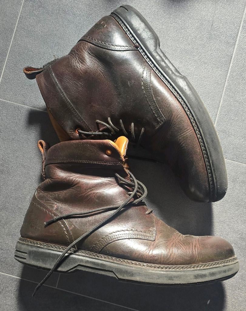Timberland bruine leren boots, Kleding | Heren, Schoenen, Ophalen of Verzenden