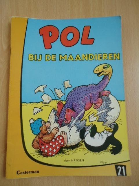 Pol 21, Pol bij de maandieren, Boeken, Stripboeken, Eén stripboek, Ophalen of Verzenden, Gelezen