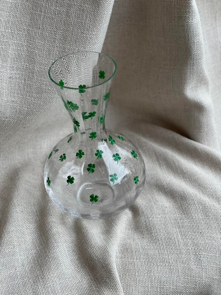 Sissyboy karaf klavertjevier handbeschilderd, Ophalen of Verzenden