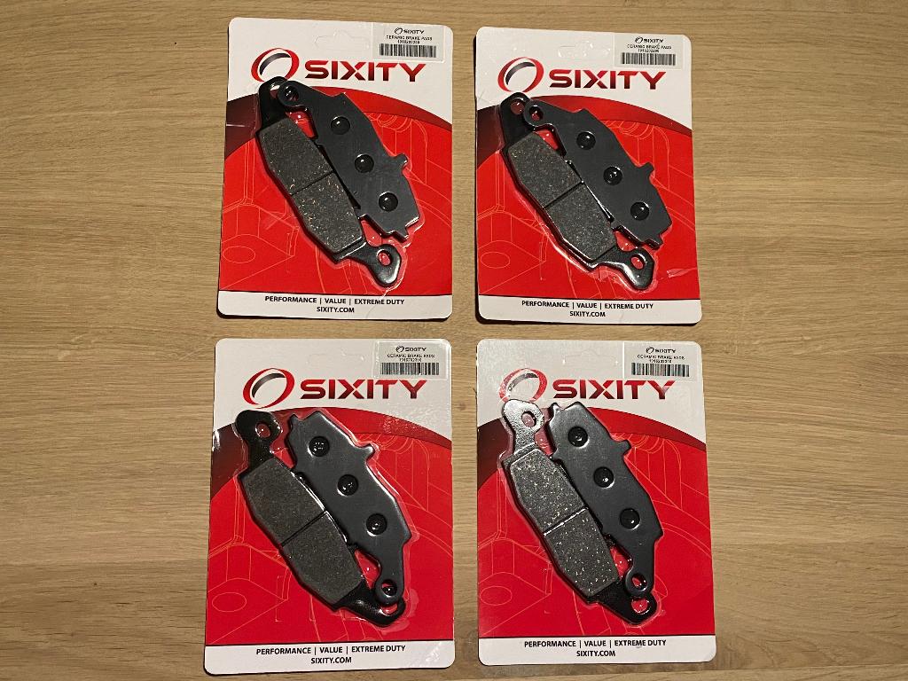 Te koop: 4 setjes Sixity remblokken motorfiets, Motoren, Ophalen of Verzenden, Nieuw