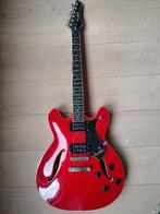 Hagstrom Viking II Ultralux Cherry Red, Ophalen, Gebruikt, Semi-solid body, Overige merken